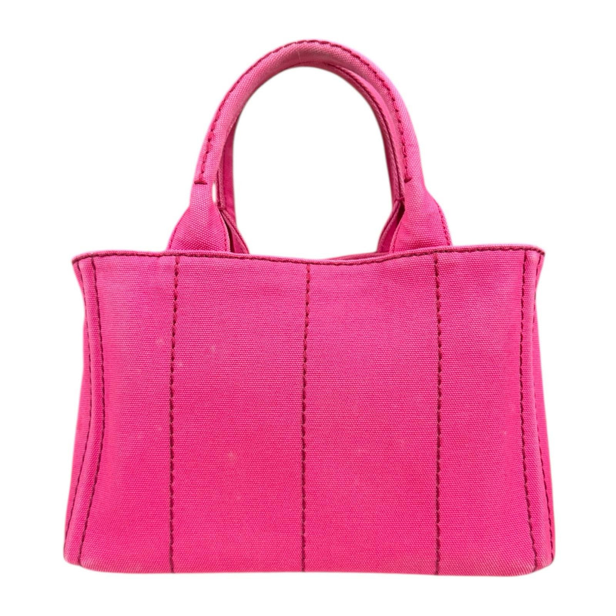 PRADA プラダ カナパトートSS ショルダーバッグ キャンバス ピンク