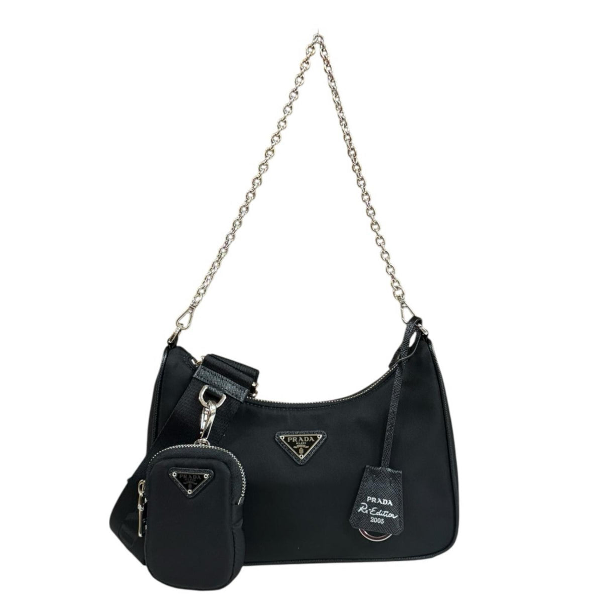 PRADA プラダ Re-Edition ショルダーバッグ ナイロン ブラック
