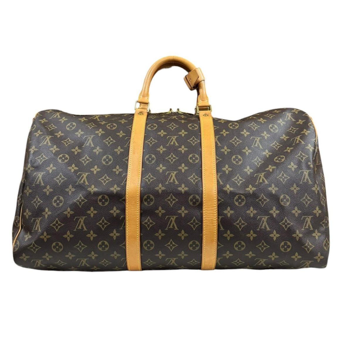pu ルイヴィトン モノグラム キーポル55 LOUIS VUITTON ルイヴィトン キーポル55バンドリエール モノグラム