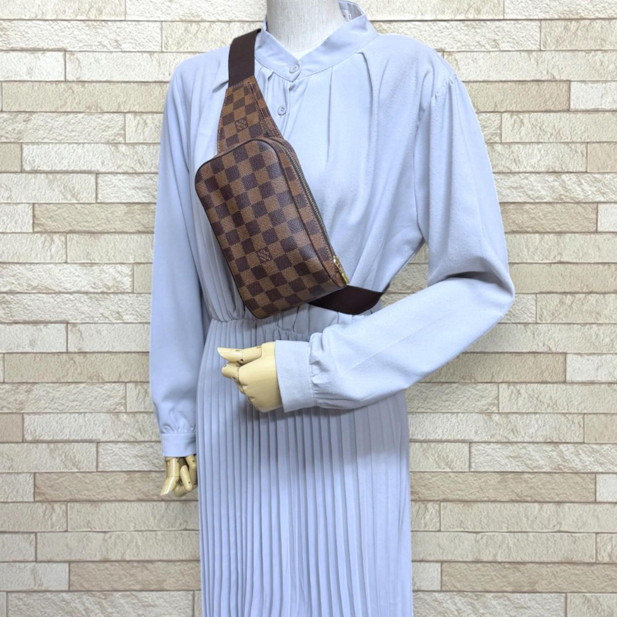 LOUIS VUITTON ルイヴィトン ジェロニモス ダミエ ボディバッグ ダミエ