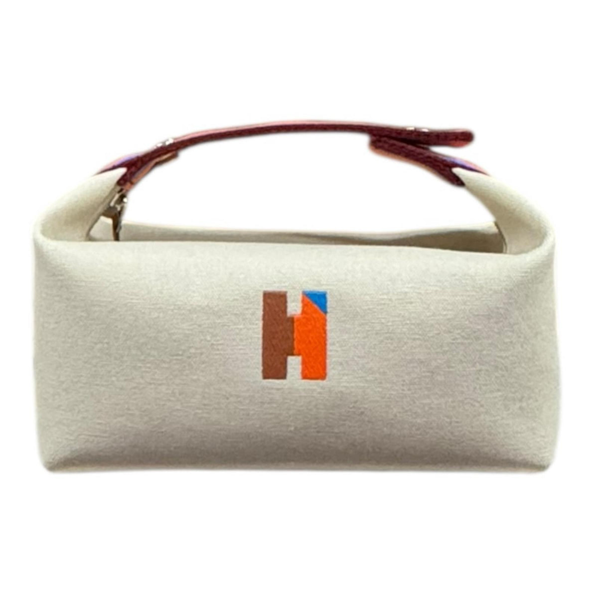 エルメス サイズ:MM グローブトロッターMM Hロゴ刺繍キャンバス 