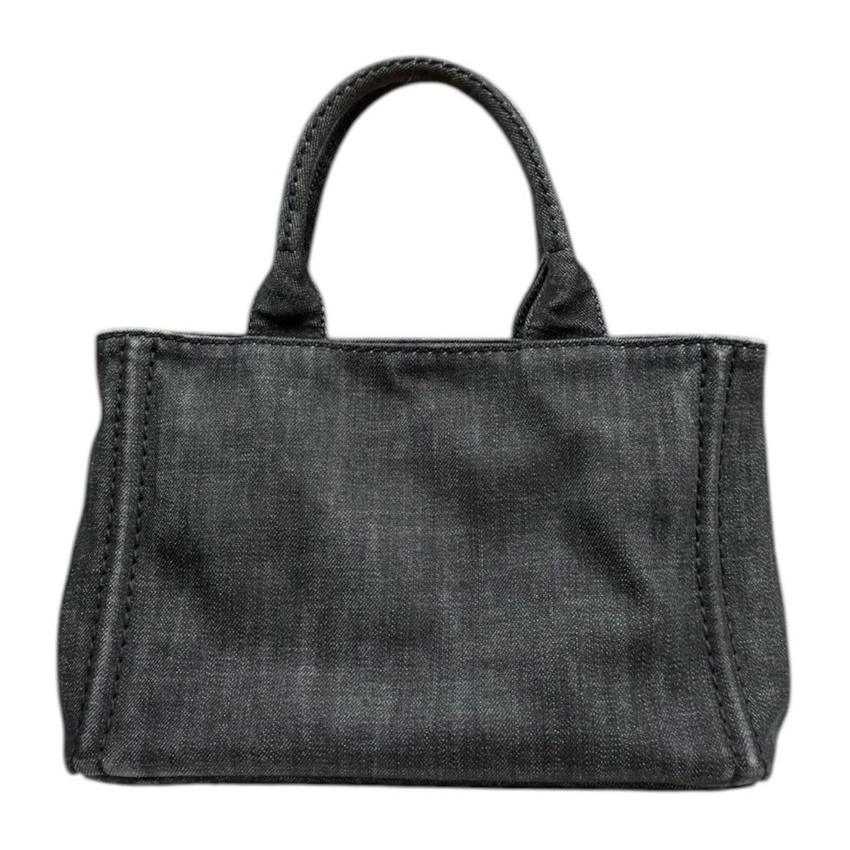 PRADA プラダ カナパ デニム黒 NERO Sサイズ 【公式通販】