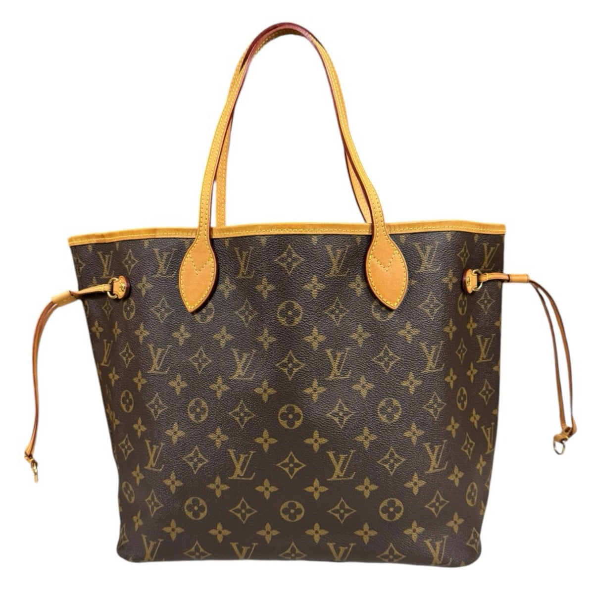 LOUIS VUITTON Neverfull MM Monogram Tote Bag Monogram Canvas Brown