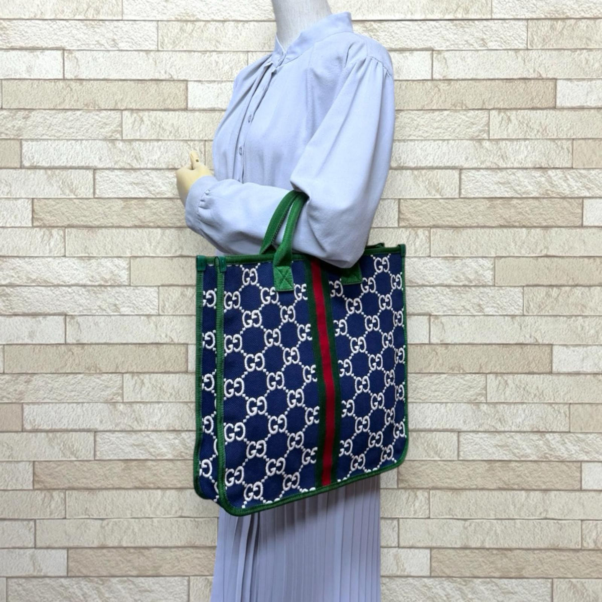 GUCCI グッチ チルドレンズ シェリーライン ハンドバッグ GGスプリーム