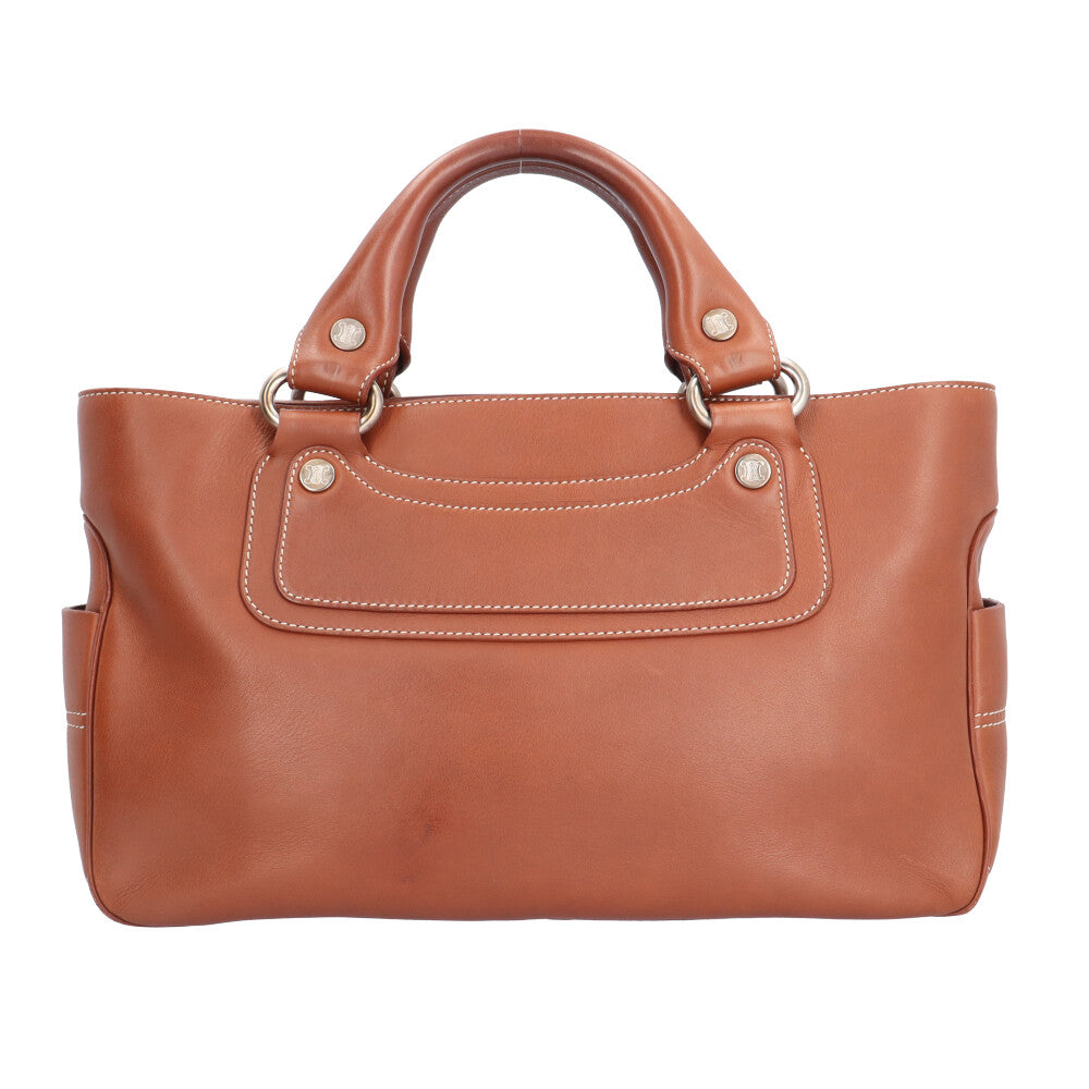 CELINE セリーヌ ブギーバッグ ハンドバッグ レザー ブラウン