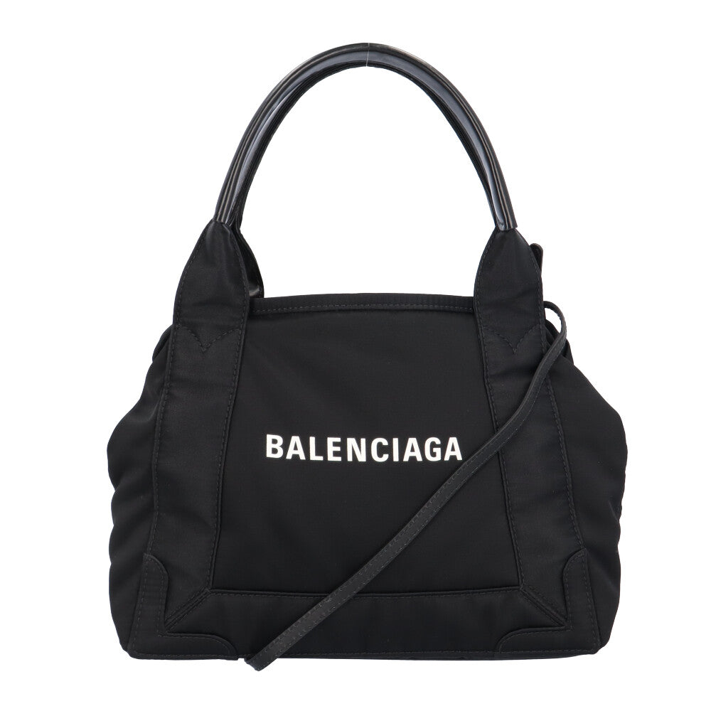 BALENCIAGA バレンシアガ ネイビーカバスXS ショルダーバッグ ナイロン