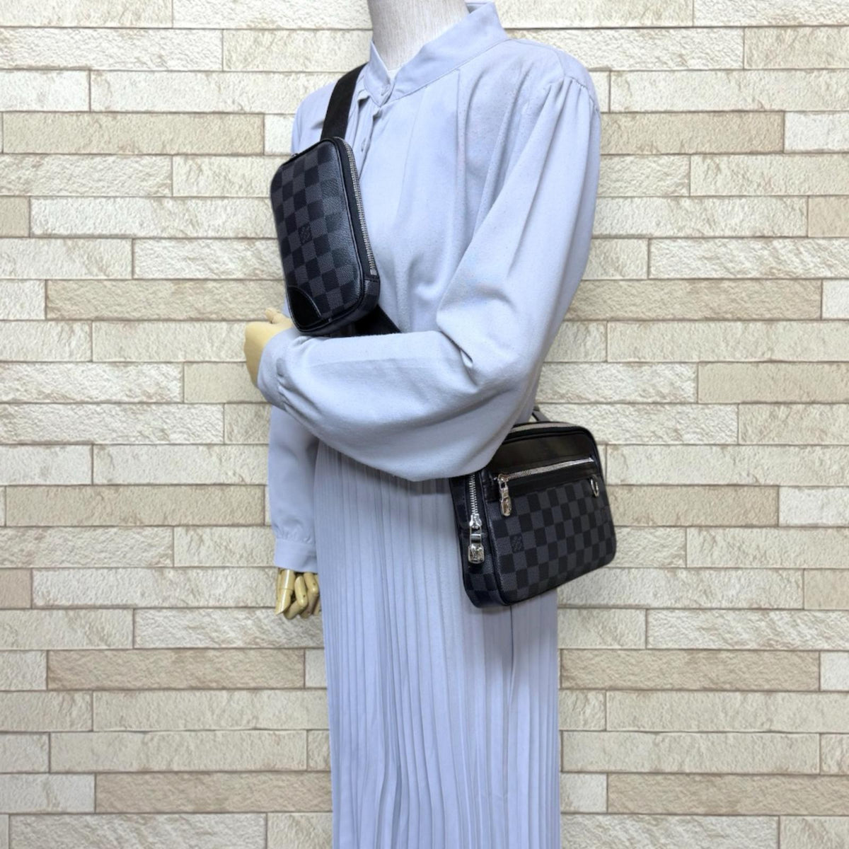 LOUIS VUITTON ルイヴィトン スコット メッセンジャー ダミエグラ