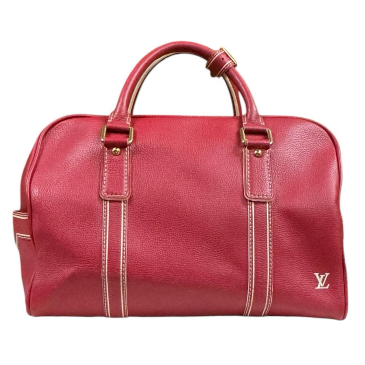 LOUIS VUITTON ルイヴィトン キャリーオール ボストンバッグ レザー