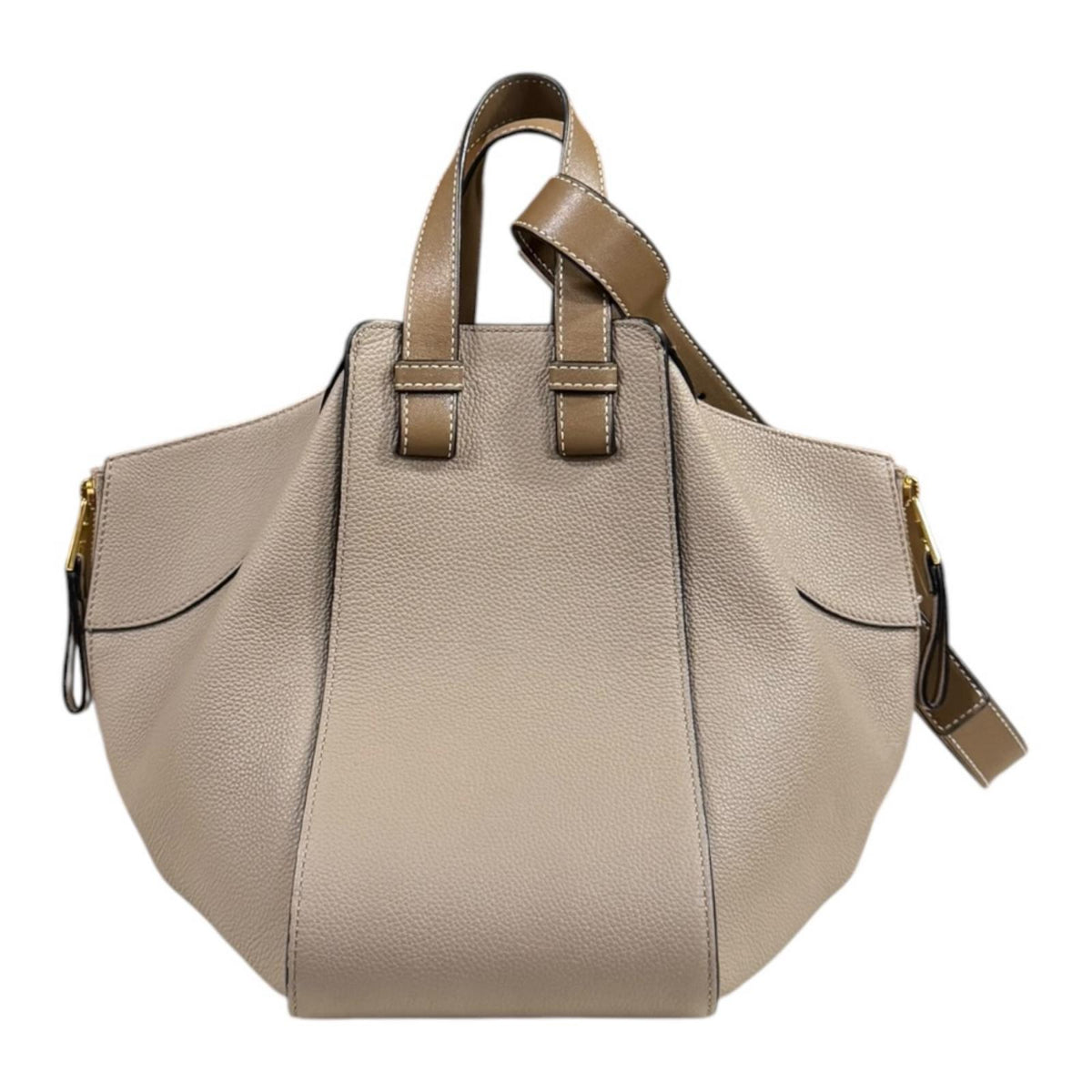 LOEWE ロエベ ハンモック スモール ショルダーバッグ レザー ベージュ