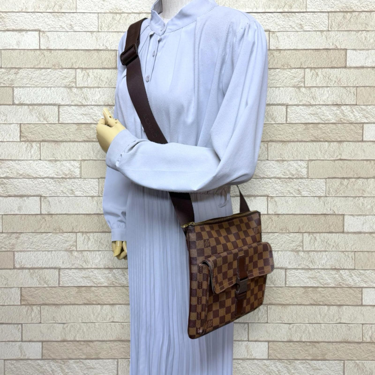LOUIS VUITTON ルイヴィトン ポシェット メルヴィーユ ダミエ 