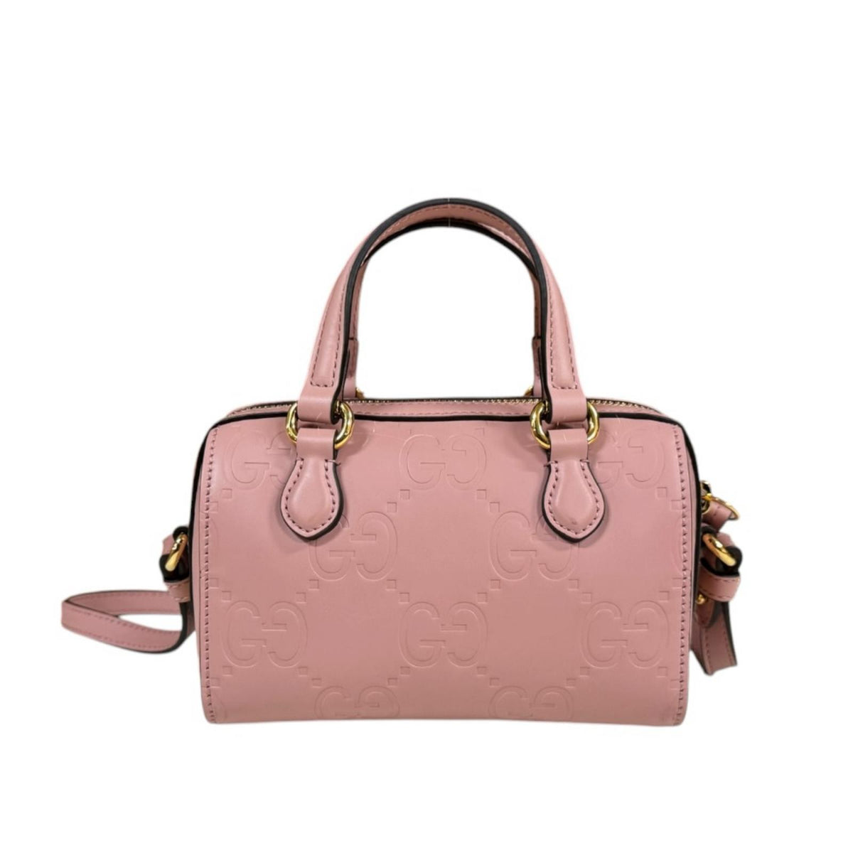 GUCCI グッチ GGキャンバス ミニハンドバッグ ピンク GUCCI グッチ GGスーパーミニバッグ ショルダーバッグ レザー ピンク