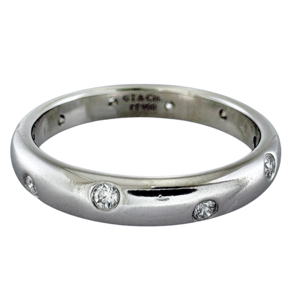 Tiffany & Co. Tiffany Dots ring Ring 7.5 Pt950 Platinum Diamond