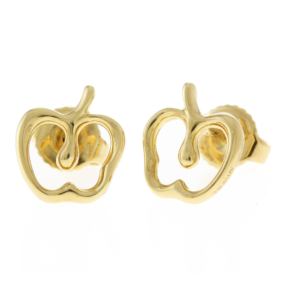 ティファニー　アップル　ピアス　18KYG ティファニー TIFFANY&Co. アップル ピアス 18金 K18イエローゴールド