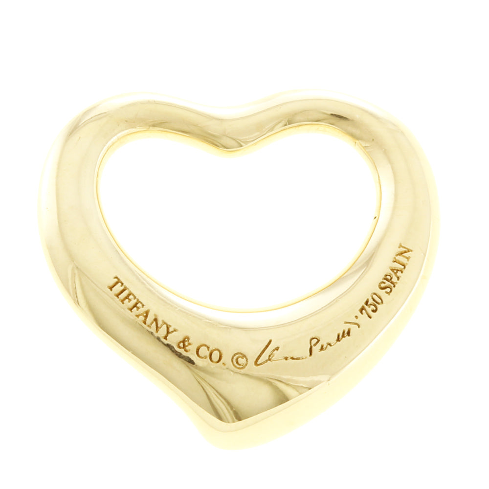 ティファニー TIFFANY&Co. オープンハート ペンダントトップ 18