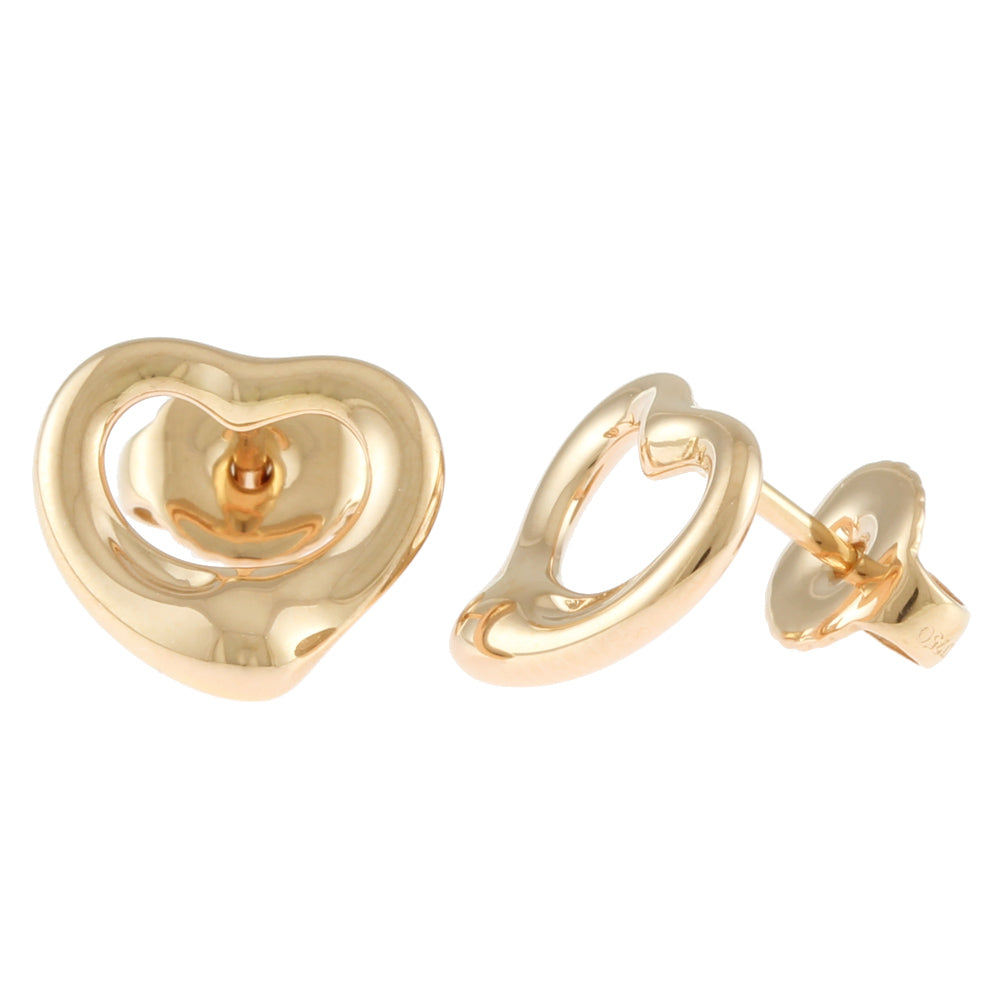 TIFFANY&Co. Tiffany Open Heart Earrings, 18K Pink Gold