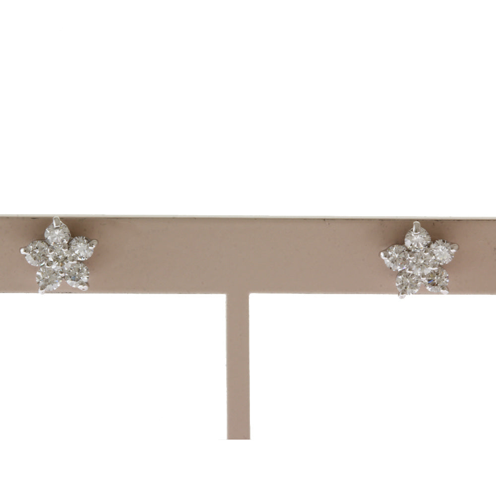 Ponte Vecchio ポンテヴェキオ ピアス 18金 K18ホワイトゴールド