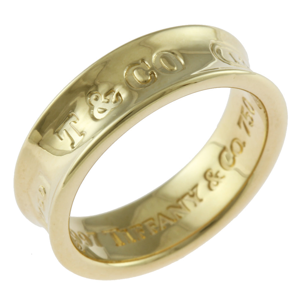 TIFFANY&Co. ティファニー 1837 ナロー リング 指輪 12号 18金 K18イエローゴールド レディース TIFFANY&Co.  美品
