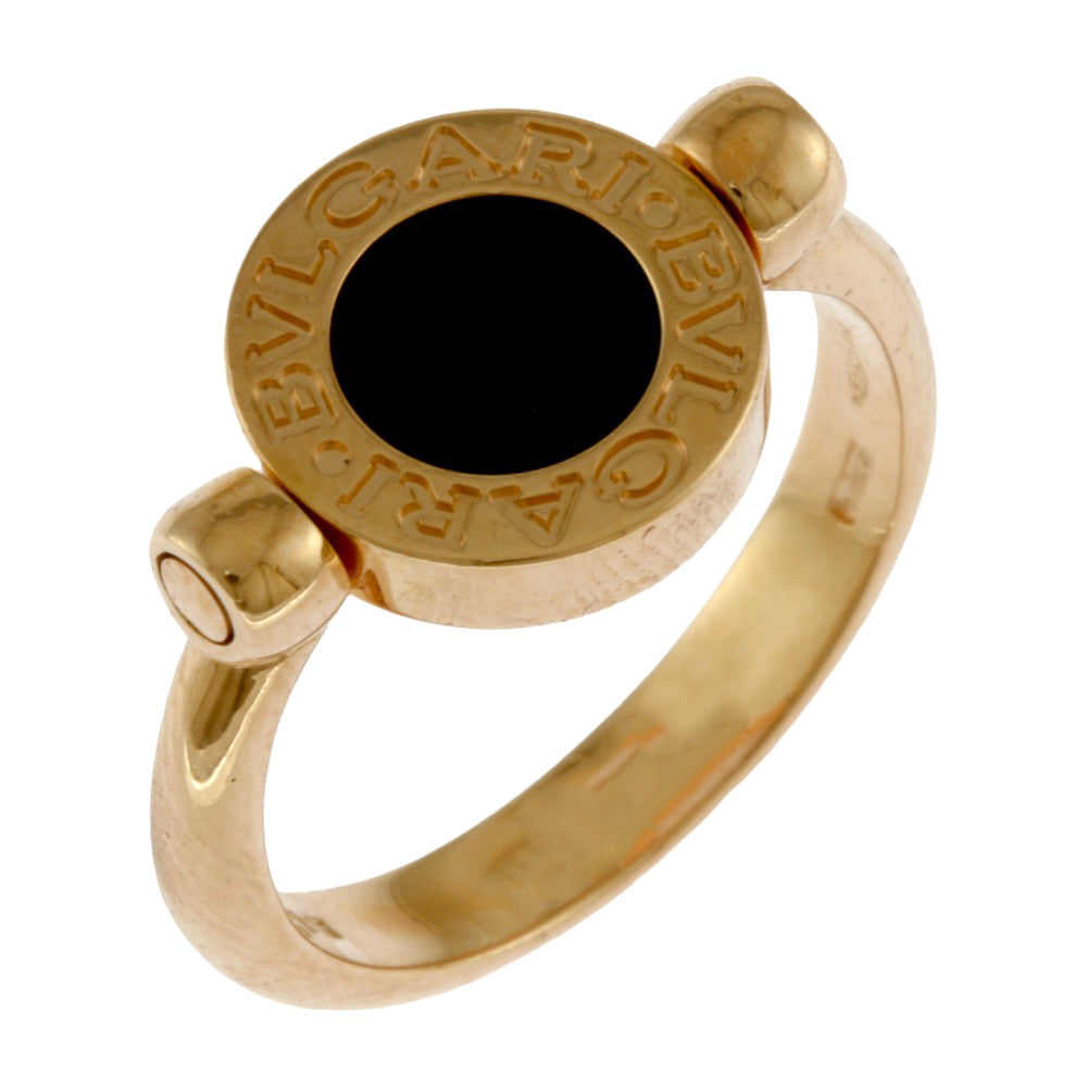 BVLGARI ブルガリ フリップリング リング 指輪 7号 18金 K18ピンク