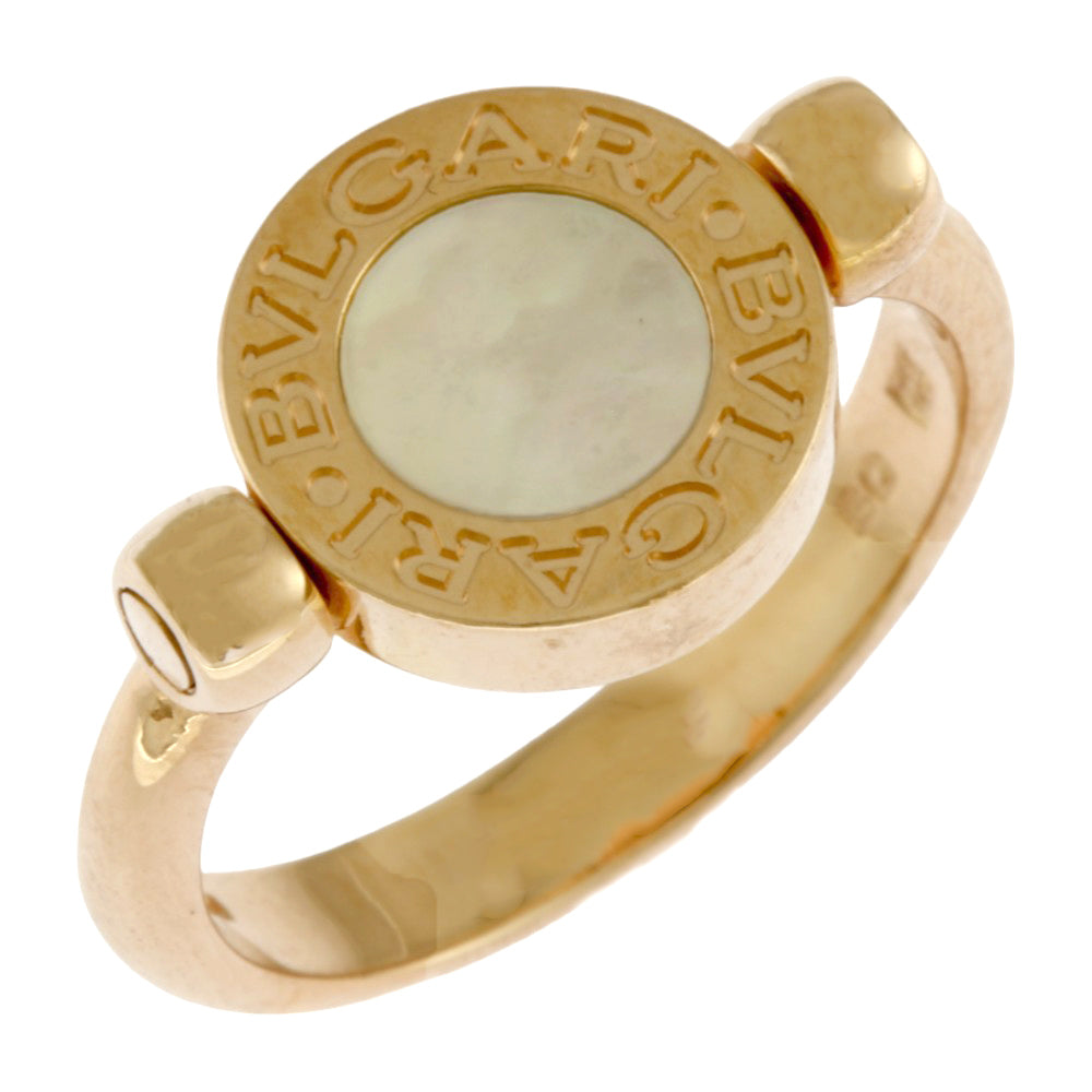 BVLGARI ブルガリ フリップリング リング 指輪 7号 18金 K18ピンク