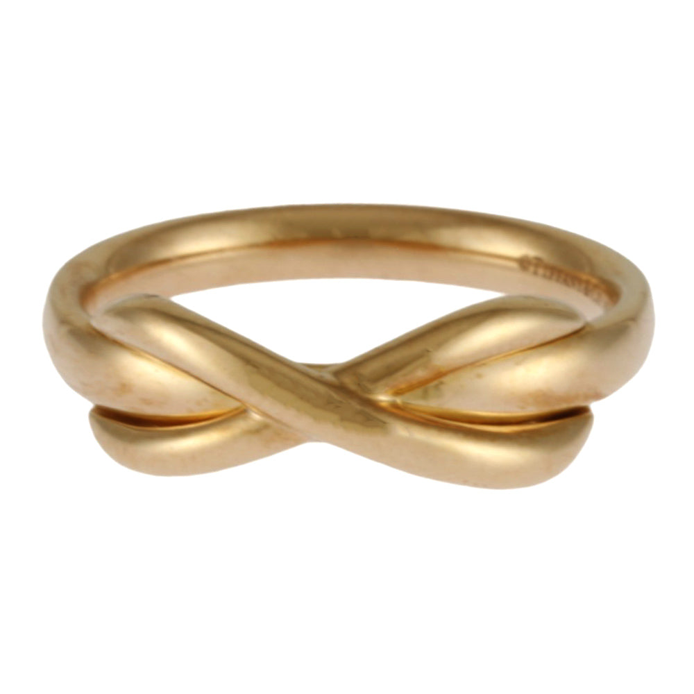 TIFFANY & CO. Tiffany Infinity Ring Ring No. 18 Gold K18 Pink Gold
