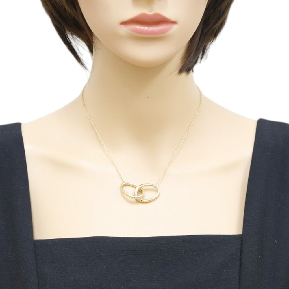 TIFFANY&Co. ティファニー ダブルループ ネックレス 18金 K18イエロー