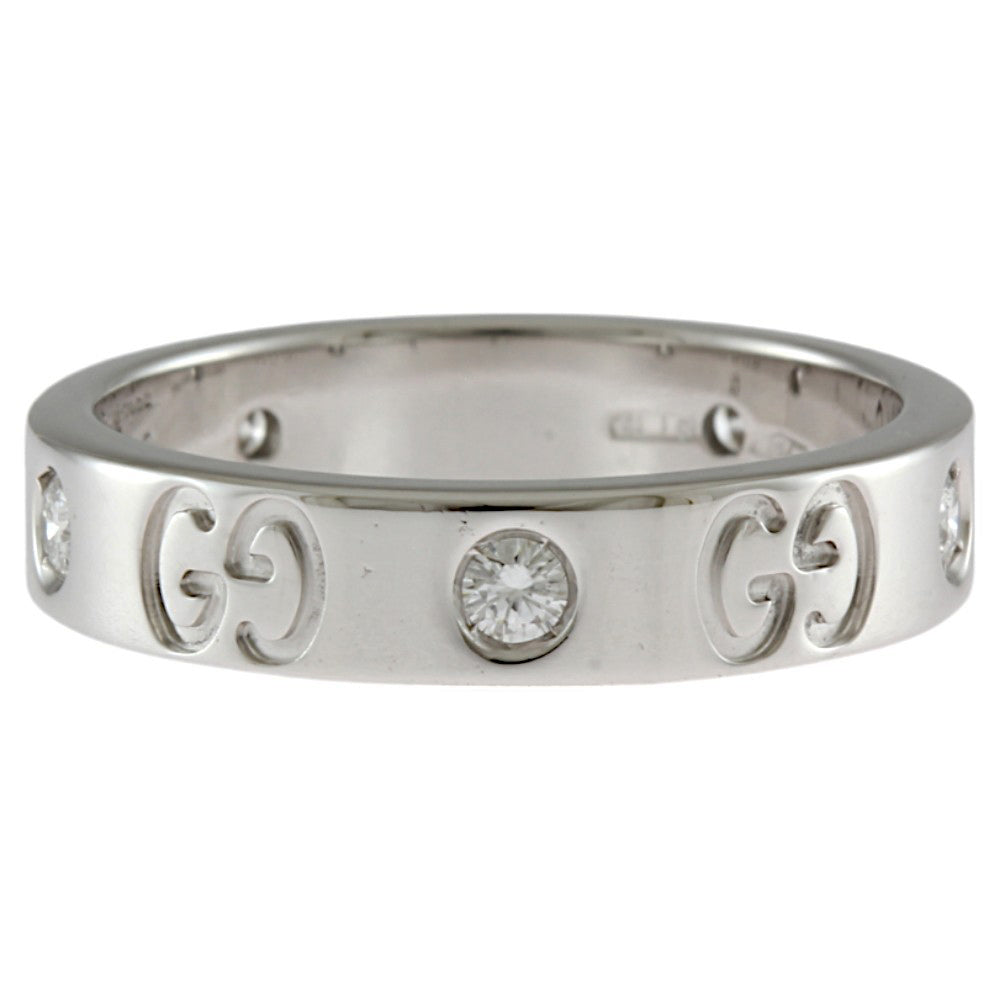 GUCCI　 ロゴリング 　20号(18.5号) GUCCI グッチ イノックス Gロゴリング イエローゴールド