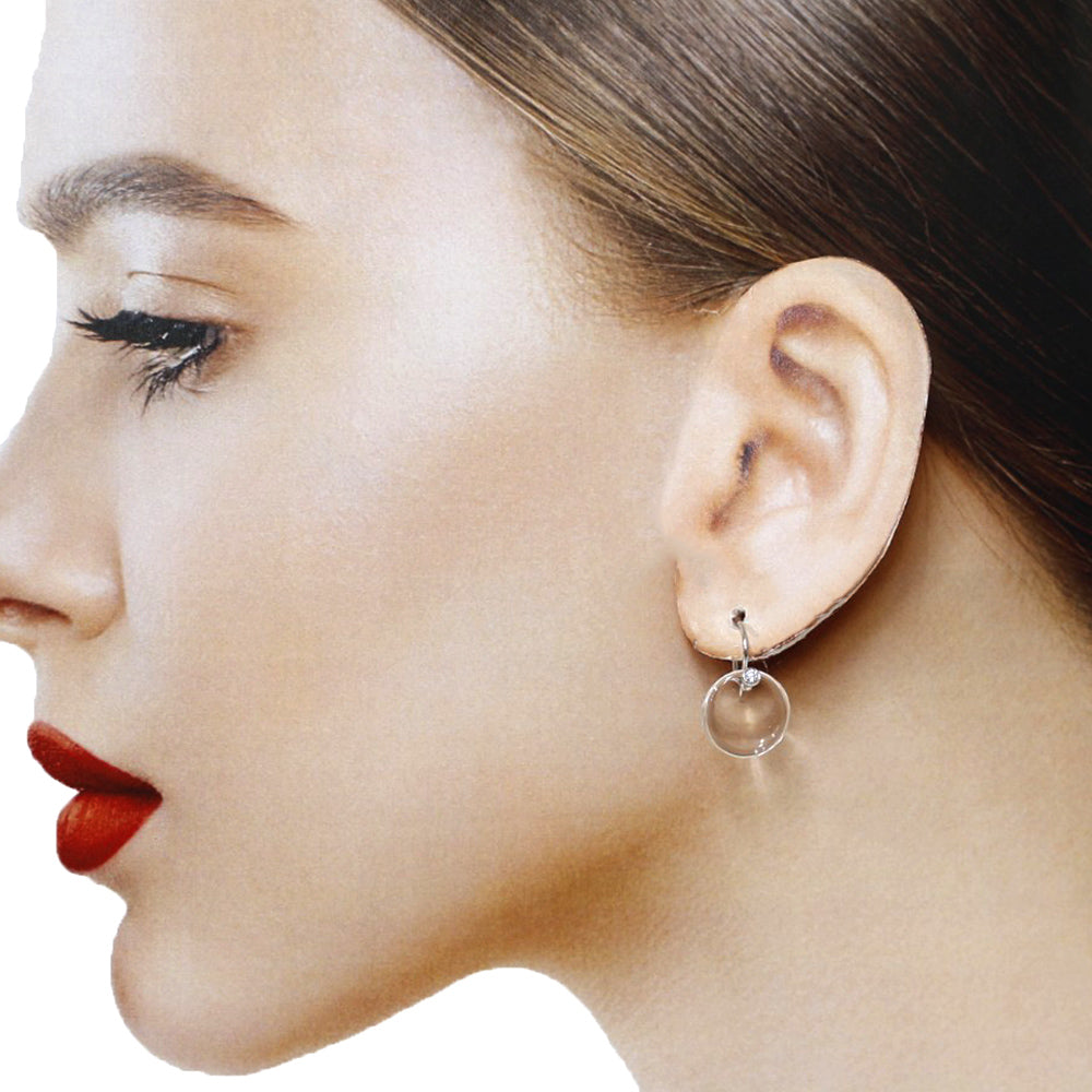 TIFFANY&Co. ティファニー ロッククリスタル ピアス Pt950プラチナ