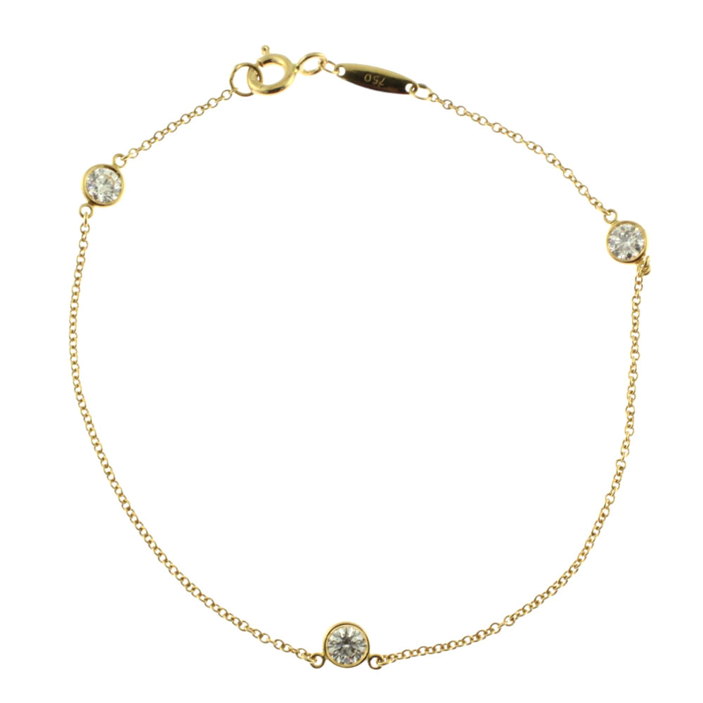 TIFFANY&Co. ティファニー バイザヤード ダイヤモンド 約0.15ct×3P