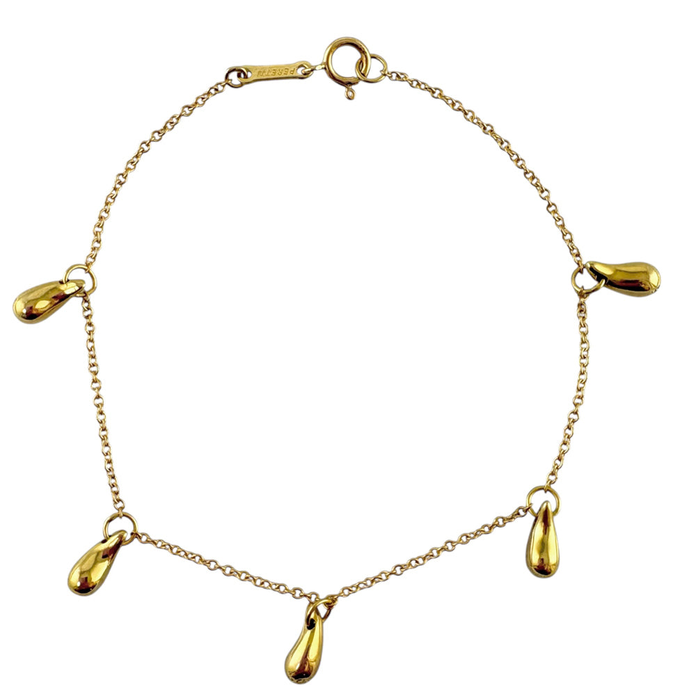 Tiffany&Co. ティファニー ティアドロップ ブレスレット TIFFANY&Co. ティファニー ティアドロップ ブレスレット 18金 K18