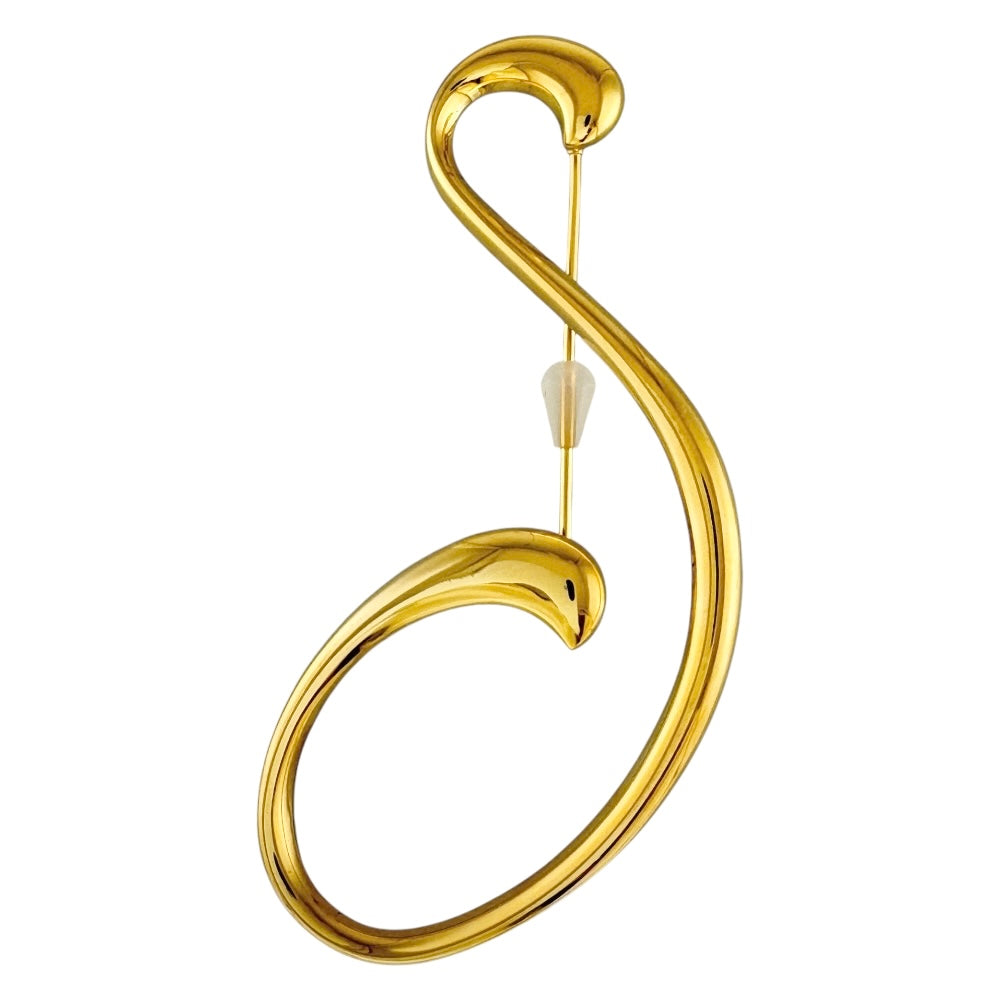MIKIMOTO ミキモト ブローチ 18金 K18イエローゴールド レディース