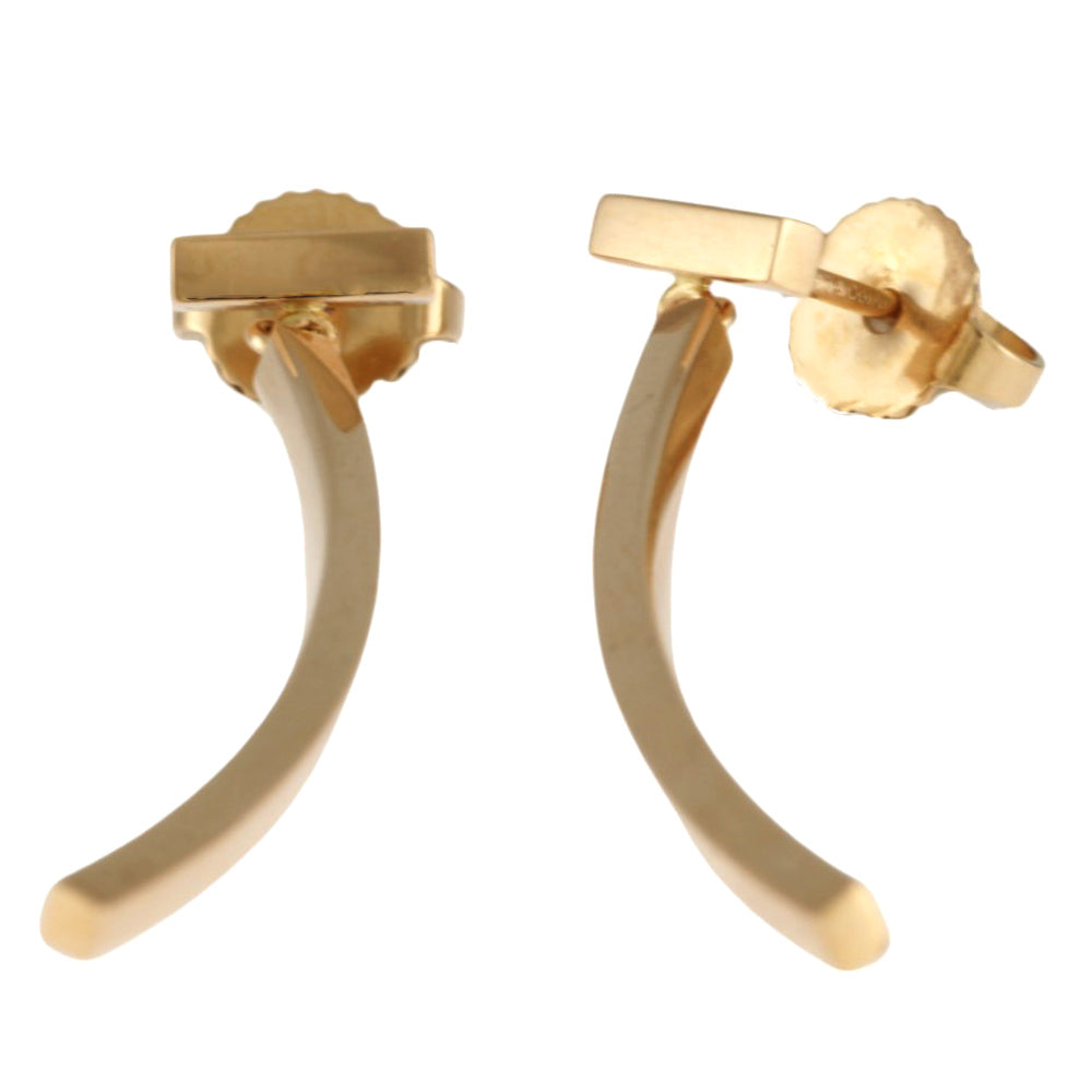 TIFFANY&Co. ティファニー Tワイヤーバー ピアス 18金 K18ピンク