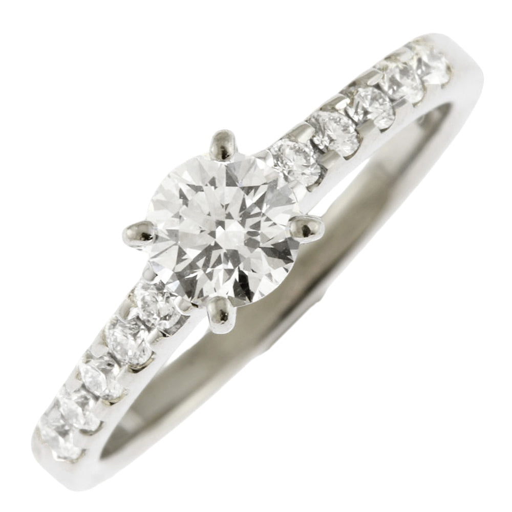MIKIMOTO ミキモト リング 指輪 5号 Pt950プラチナ ダイヤモンド