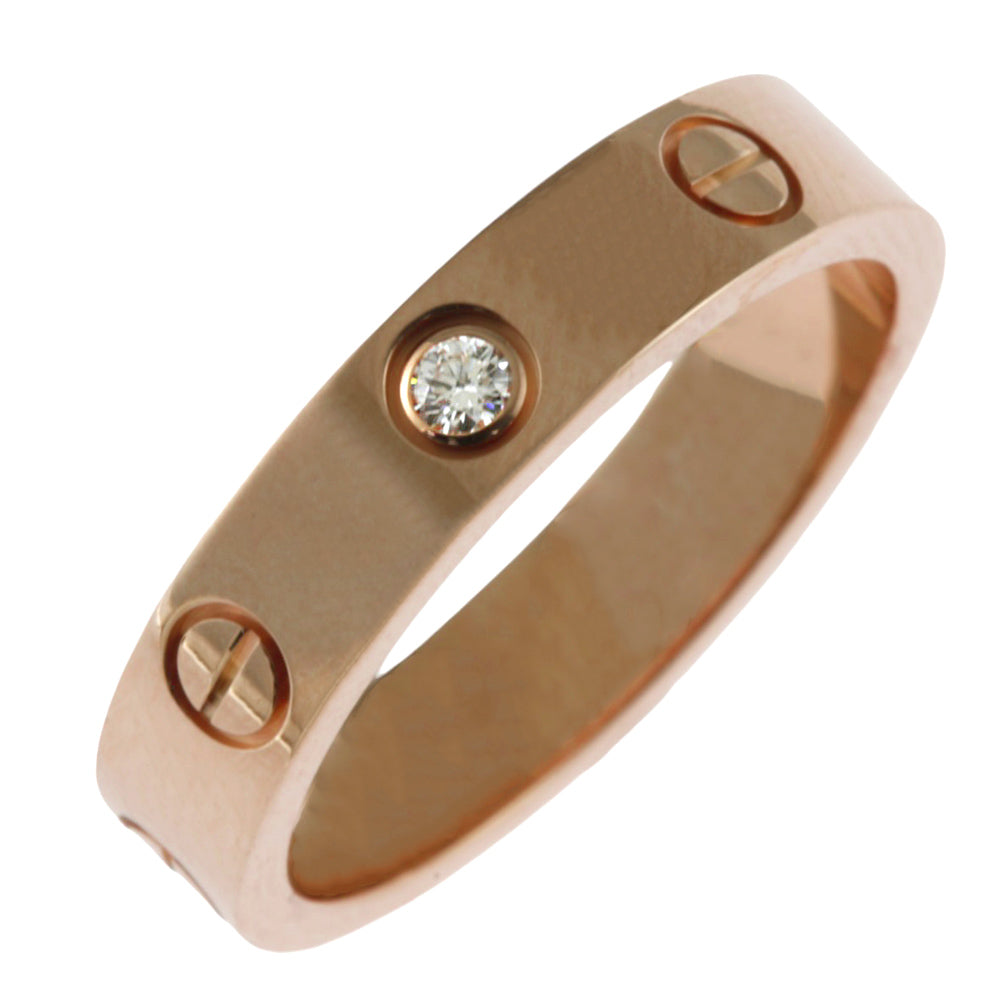 CARTIER カルティエ ミニラブ リング 指輪 11号 18金 K18ピンク