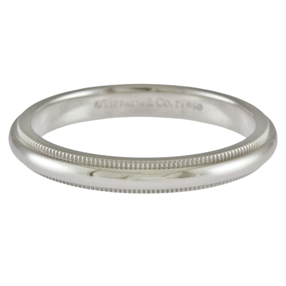 TIFFANY&Co. ティファニー ミルグレイン リング 指輪 19.5号 Pt950