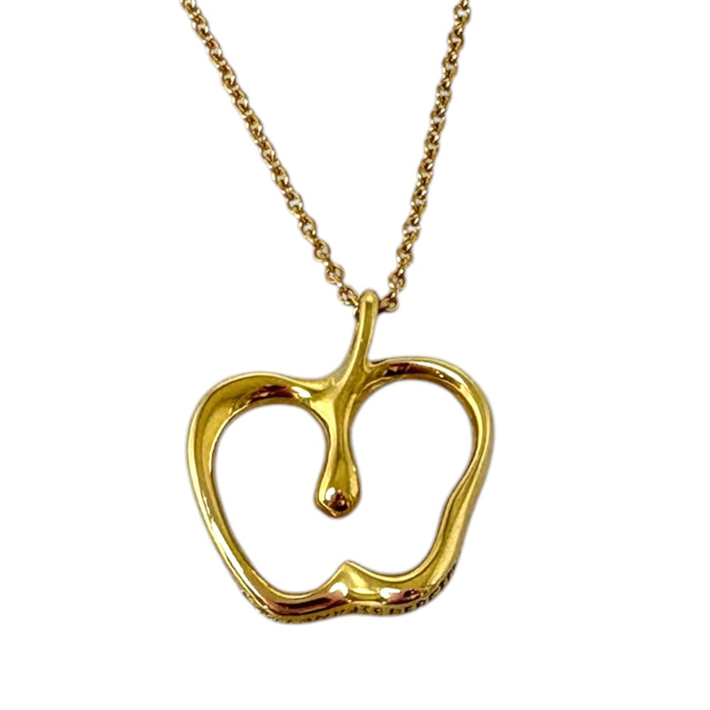 TIFFANY&Co. ティファニー アップル ネックレス 18金 K18イエロー