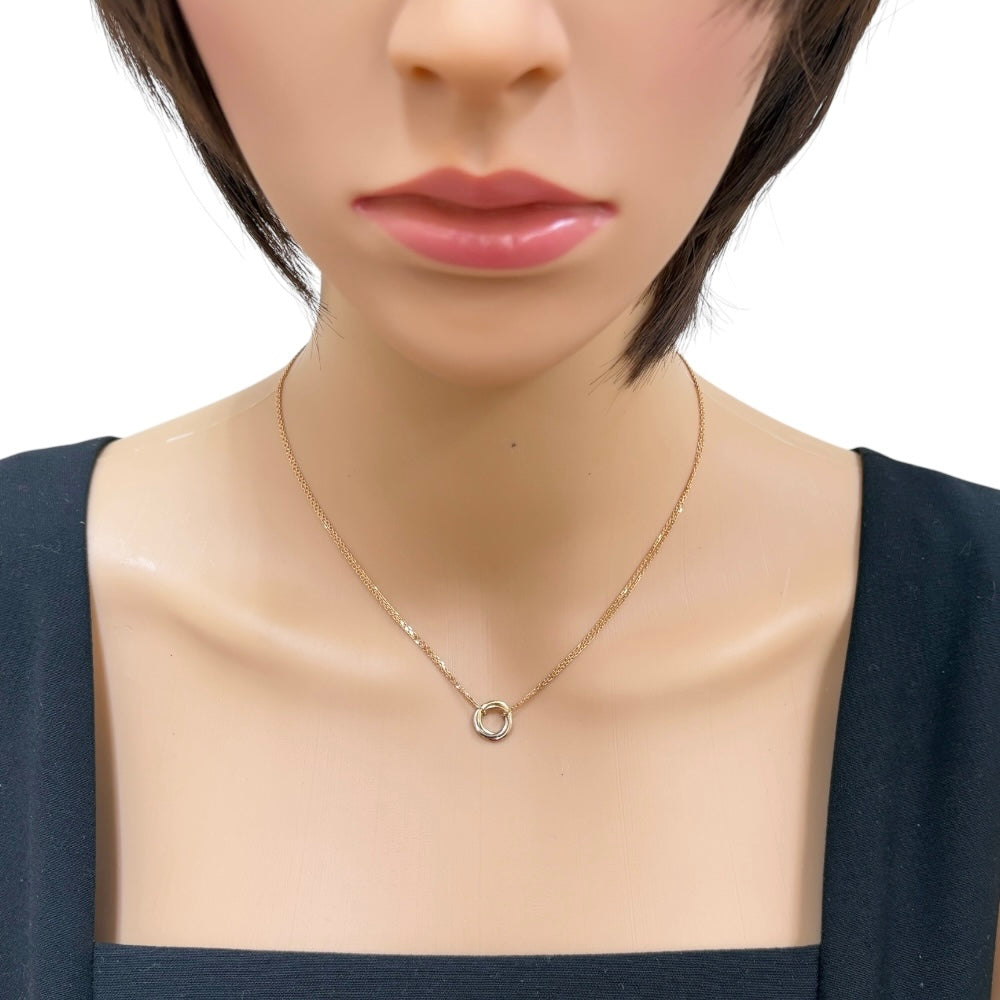 Cartier Cartier Trinity Necklace 18 Gold K18 Pink Gold Ladies Used