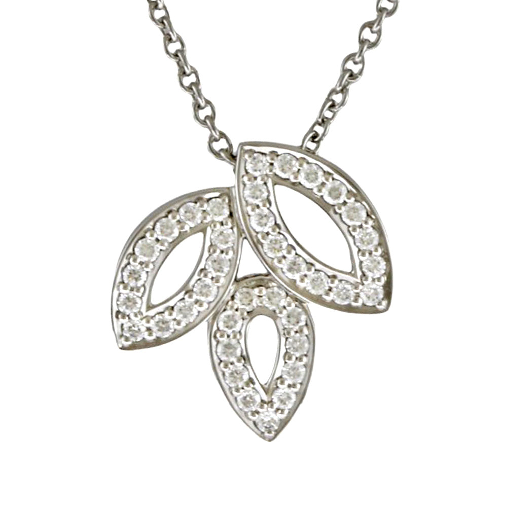 パリートランカータ　選抜株　US株　40cm HARRY WINSTON ハリーウィンストン リリークラスター ネックレス