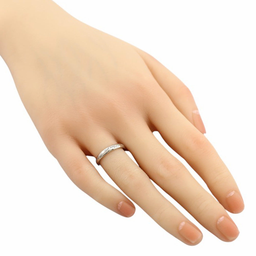 TIFFANY&Co. ティファニー ノーツ アイラブユー リング 指輪 7.5号