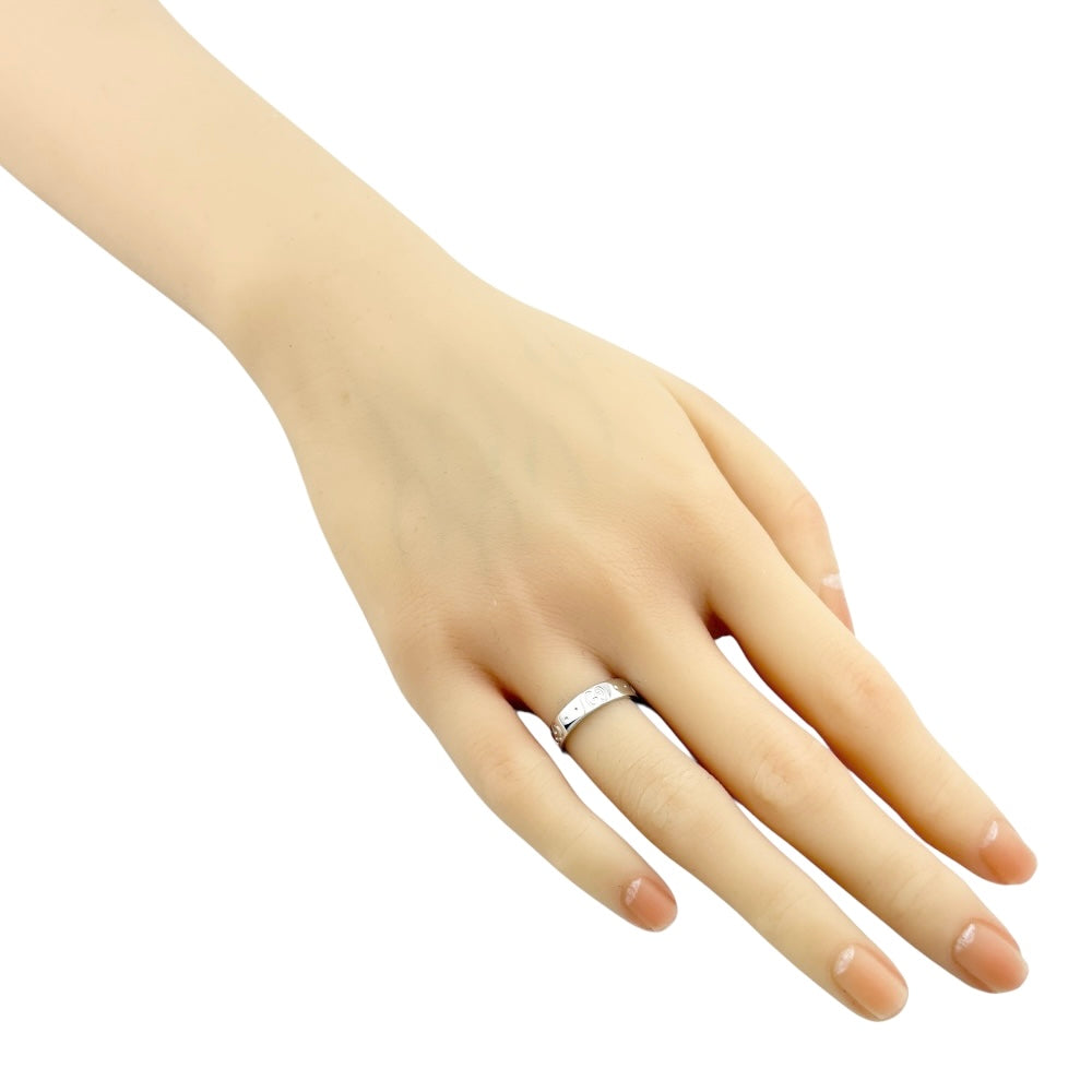 グッチ　正規品　k18ホワイトゴールドリング　13号　美品 GUCCI グッチ アイコン #13 リング・指輪 K18ホワイトゴールド