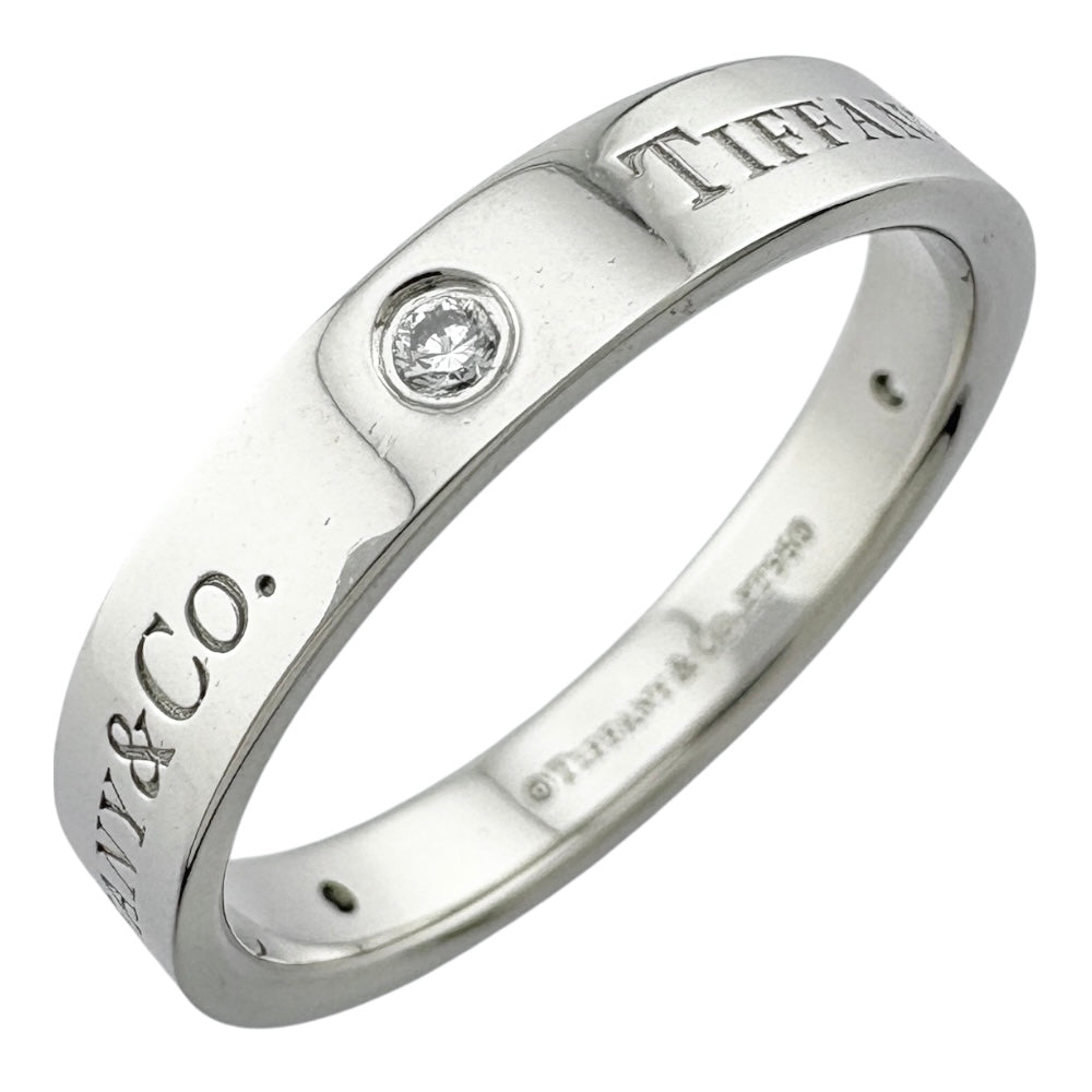 TIFFANY&Co. ティファニー フラットバンド リング 指輪 21号 Pt950