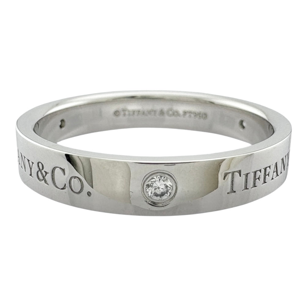 TIFFANY&Co. ティファニー フラットバンド リング 指輪 21号 Pt950