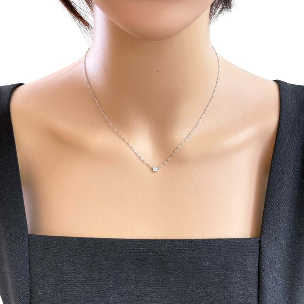 TIFFANY&Co. ティファニー バイザヤード 約0.14ct ネックレス Pt950
