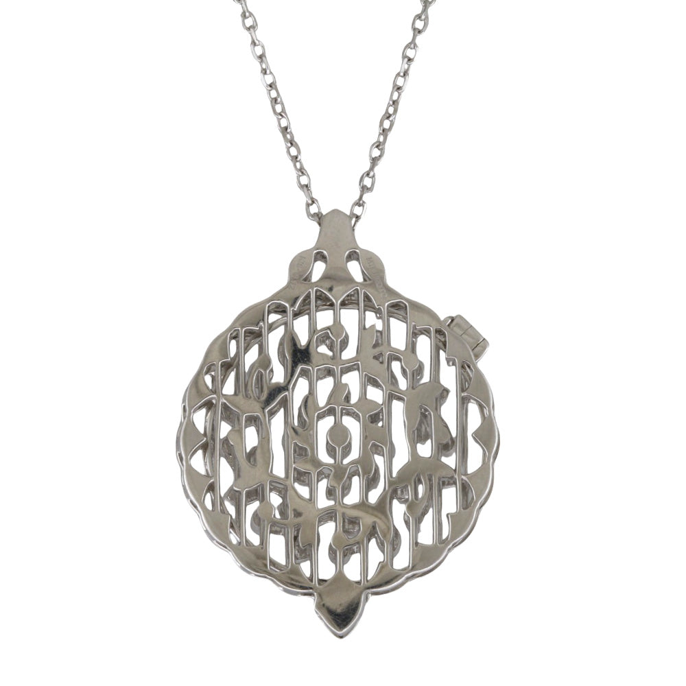 MIKIMOTO ミキモト ルーペ ネックレス 18金 K18ホワイトゴールド