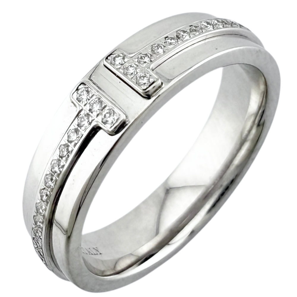 TIFFANY&Co. ティファニー Tナロー リング 指輪 9号 18金 K18