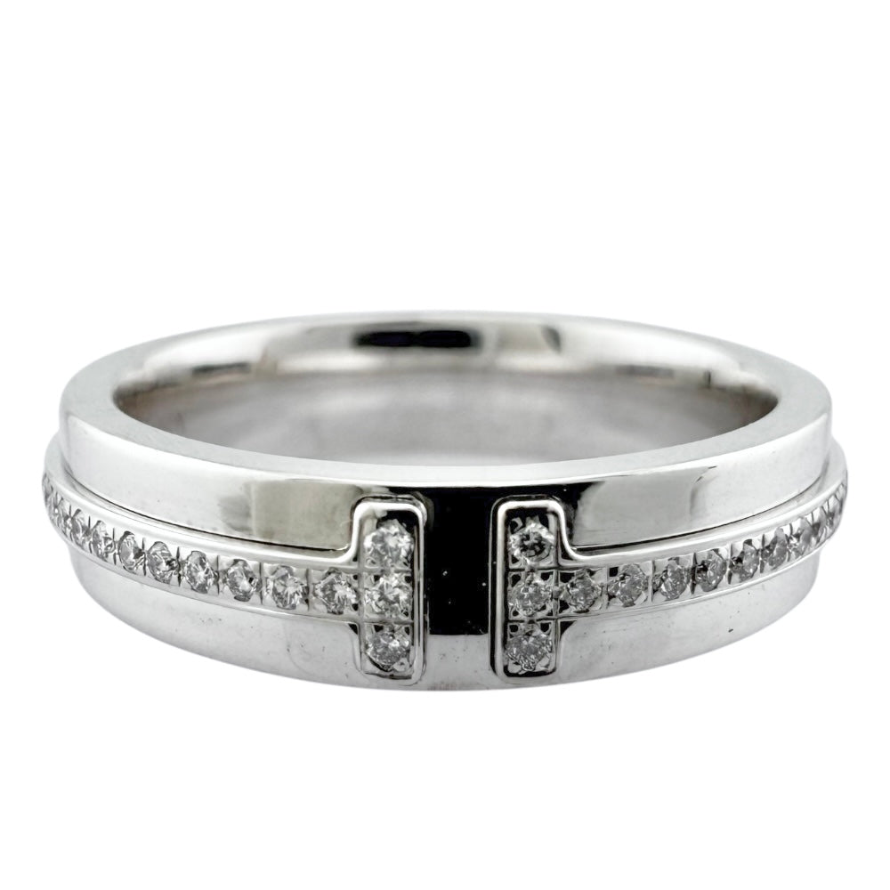 TIFFANY&Co. ティファニー Tナロー リング 指輪 9号 18金 K18