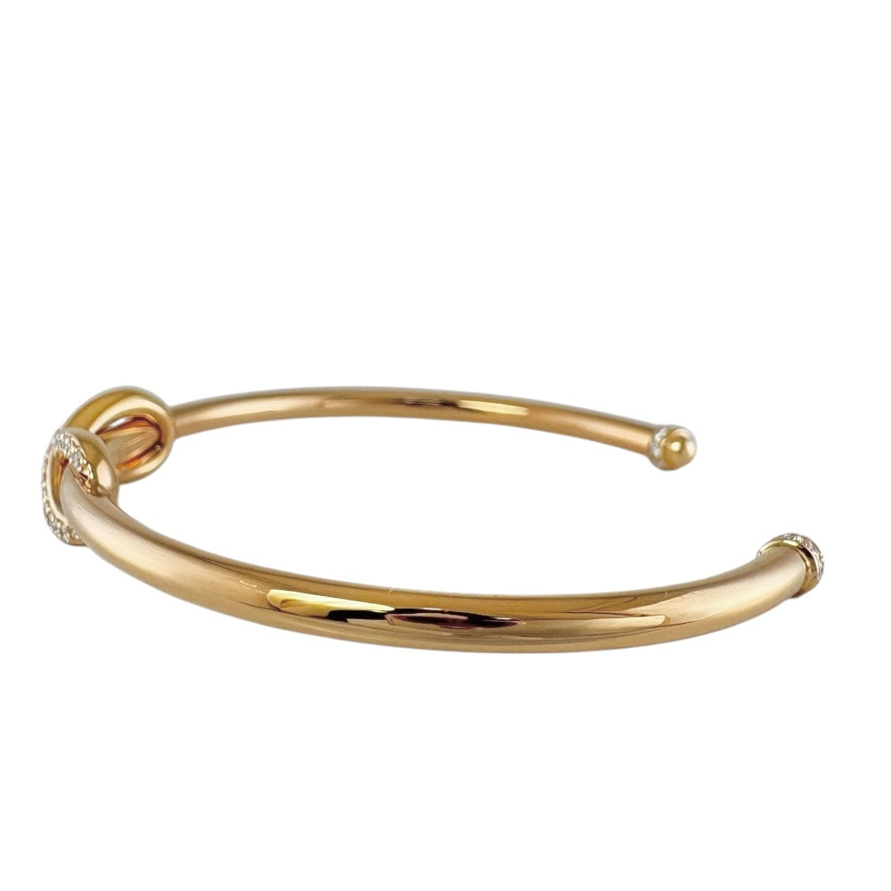 TIFFANY&Co. ティファニー インフィニティカフ バングル 18金 K18