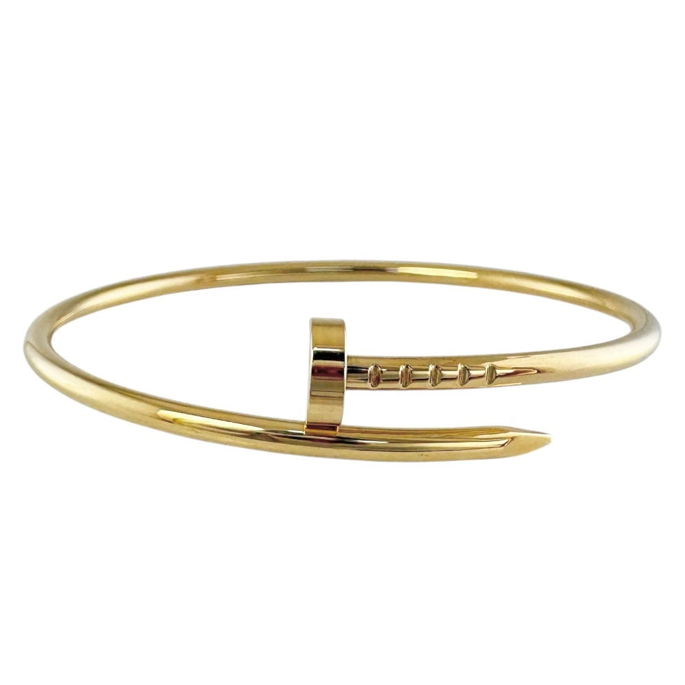Cartier ゴールド バングル 専用工具付き 16# Cartier Cartier Just Ankle Bangle 18 Gold K18 Yellow Gold