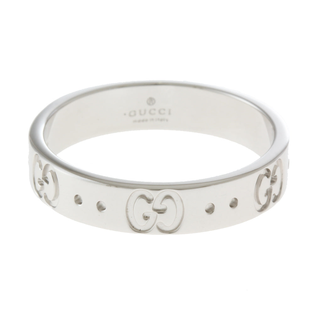 グッチ GUCCI リング・指輪 11.5号 18金 K18ホワイトゴールド