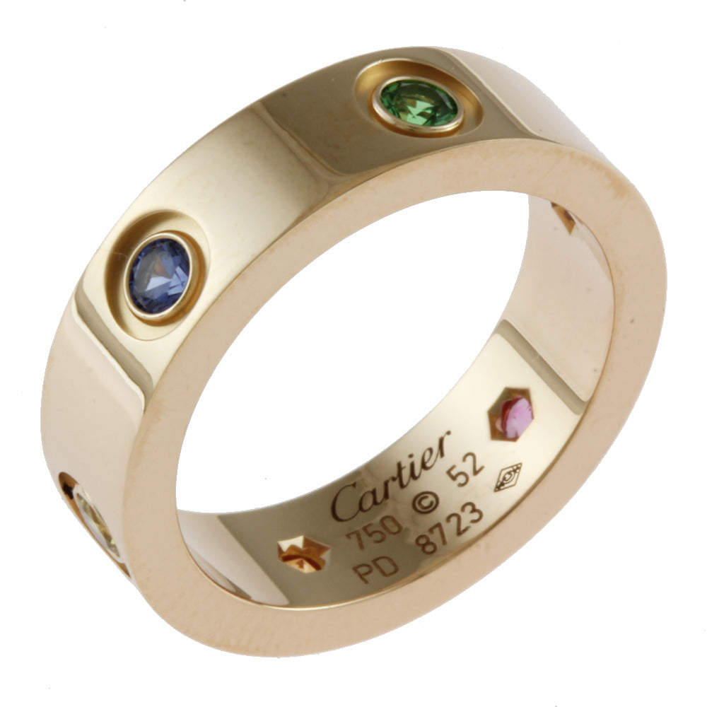 CARTIER カルティエ ラブリング リング 指輪 12号 18金 K18ピンク