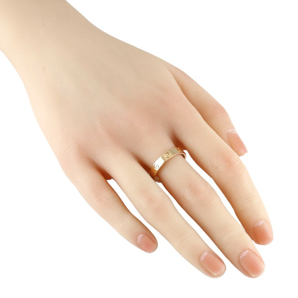 CARTIER カルティエ ミニラブ リング 指輪 16.5号 18金 K18ピンク